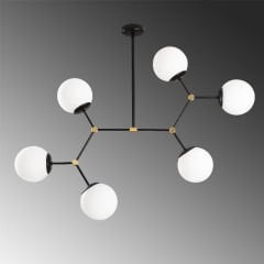 Aydinlatmadunyam Avize BlackWhite Damar-6326