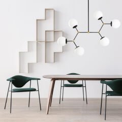 Aydinlatmadunyam Avize BlackWhite Damar-6326