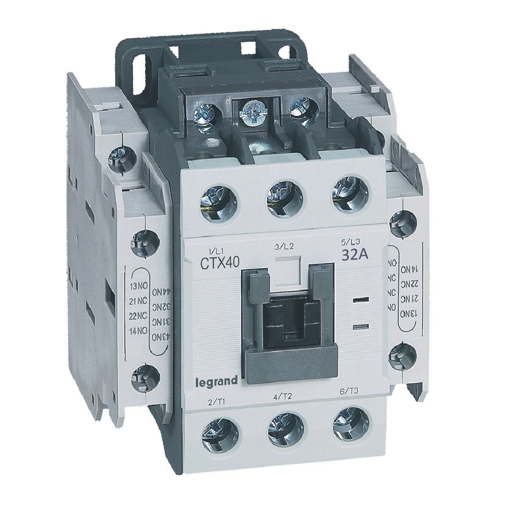 Legrand  CTX³ 3P kontaktör 32A 2NA+2NK 24V DC bobinli LEG-416121