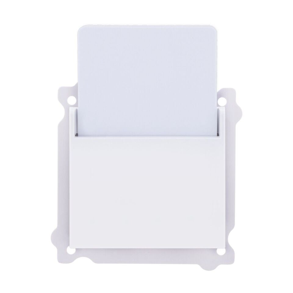 Exen Beyaz Modül+Kapak  Energy Saver Mikro Switch Gecikmesiz + Isikli
