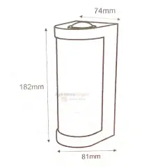 Cata 9W Led Aplik Gün Işığı Lara Ct-7079
