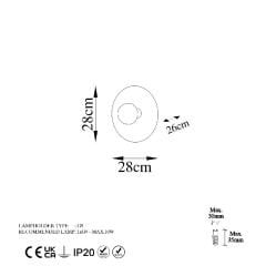 Aydinlatmadunyam Aplik Copper Kurt-13350
