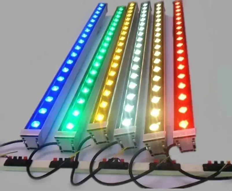Wallwasher Led Duvar Aydinlatma 50 Cm 18W Gri - Yesil
