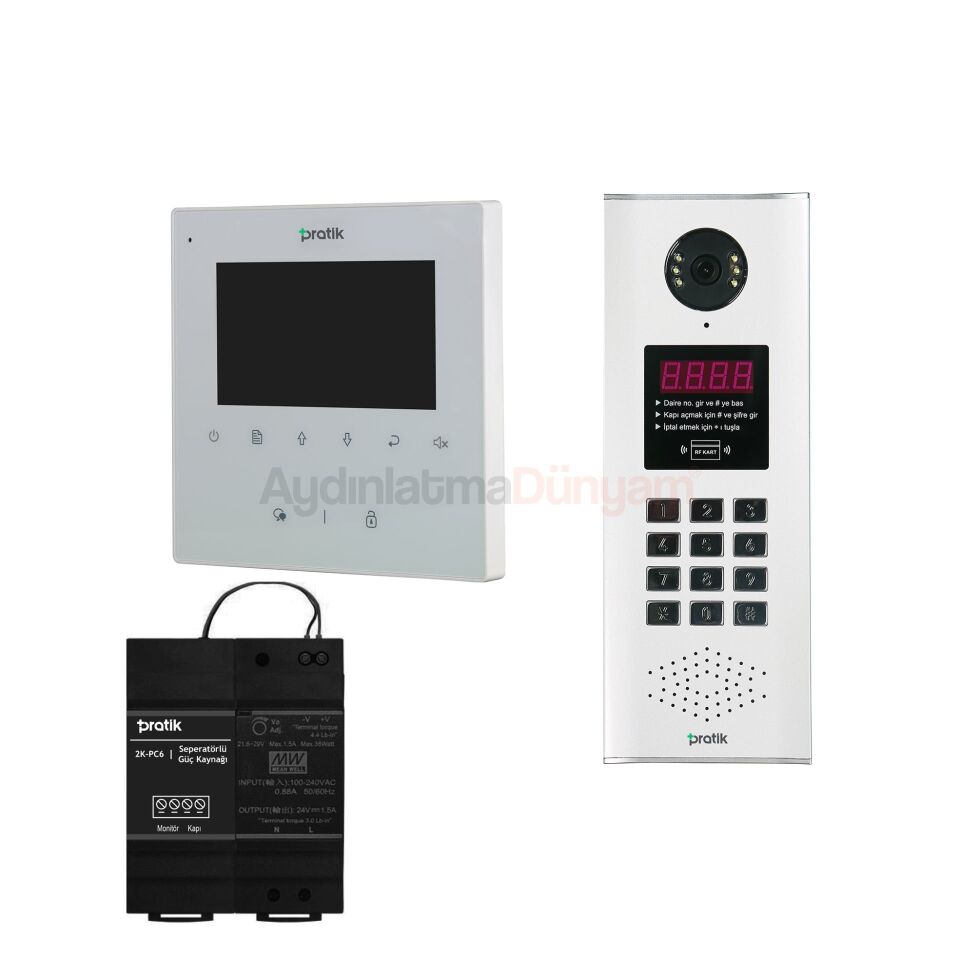Pratik 15 Daire 4.3 inç Görüntülü Paket