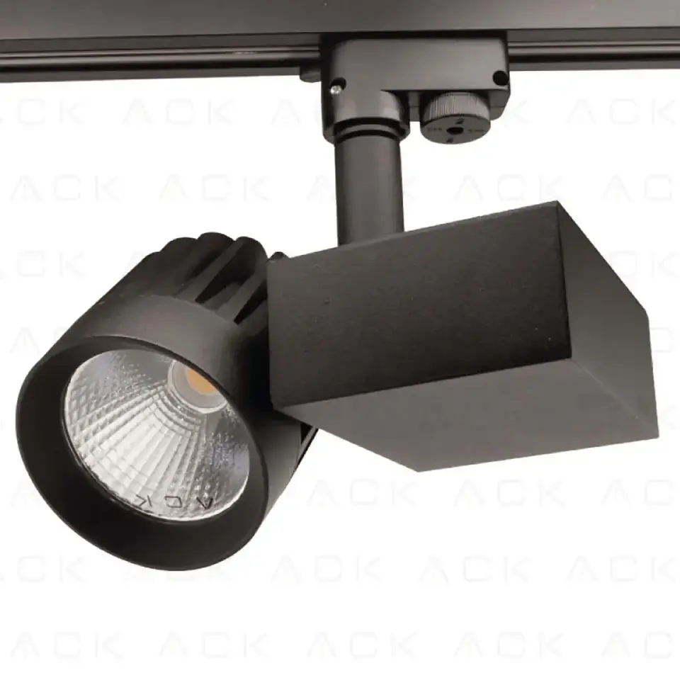 ACK 30W Sıyah 6500K Cob Led Monofaze Ray Armatürü AD30-04531