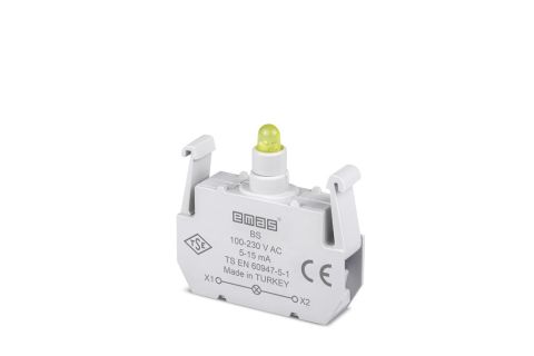 Emas B Sinyal Sarı Led'Li Blok 100-230 V Ac - BS