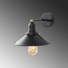 Aydinlatmadunyam Aplik BlackAntique Conical-12195