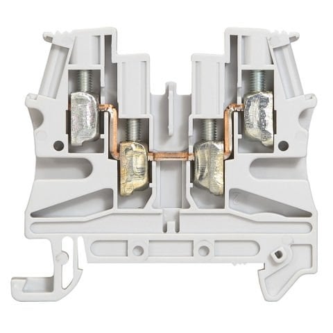 Legrand  Viking3 2giriş/2çıkış vida bağlantı adım 6mm gri Anma kesit 4mm² LEG-037169