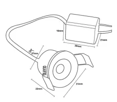 Cata 1,5 W Ledli Yıldız Spot CT-5270  Satene Günışığı