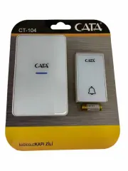 Cata Uzaktan Kumandalı Zil CT-104 Lüx Model Led Işıklı