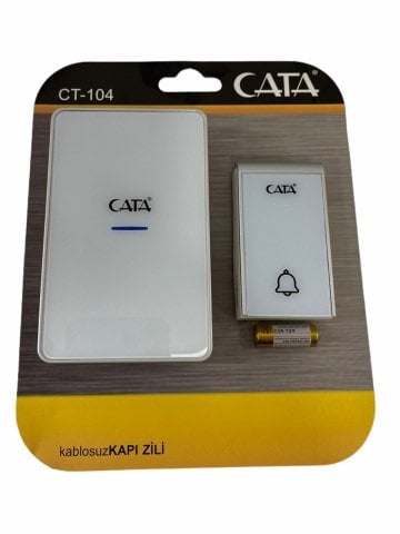 Cata Uzaktan Kumandalı Zil CT-104 Lüx Model Led Işıklı