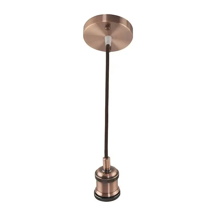 Horoz 021-003-0001 TESLA RED COPPER E27 1M PENDANT LAMP