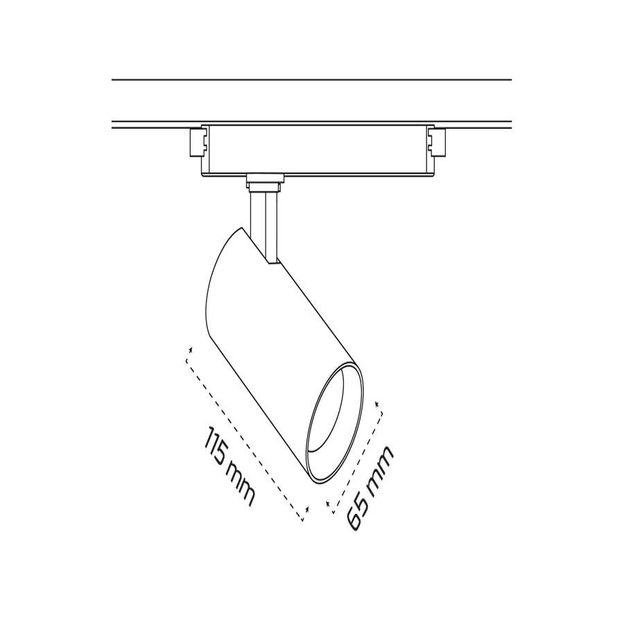 Goya Gy 3658 Beyaz Kasa 23W 36° 2700K Cg Led Ray