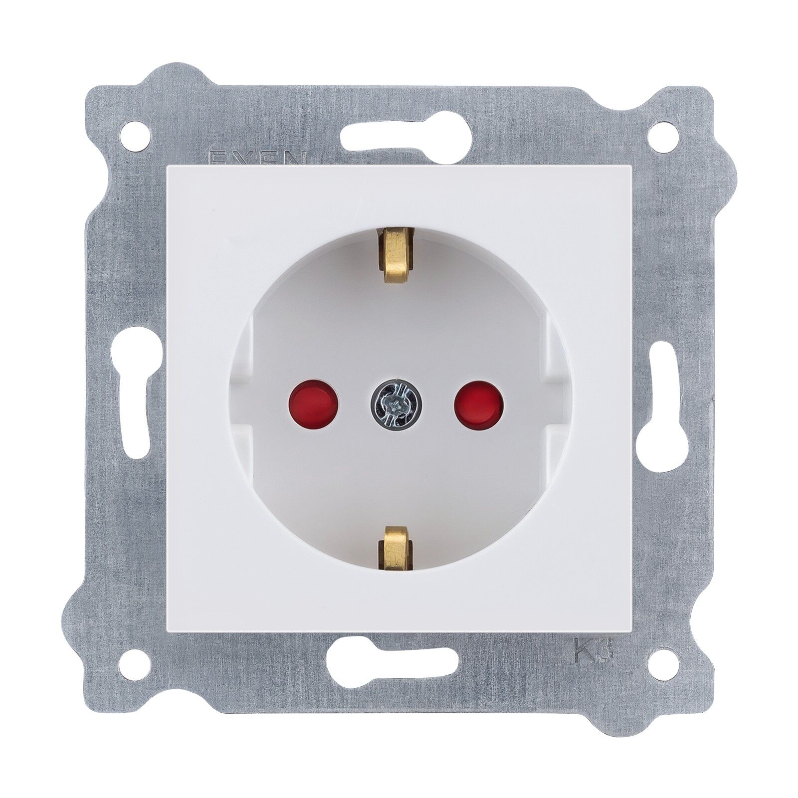 Exen Beyaz Modül+Kapak  Çocuk Korumali Toprakli Priz