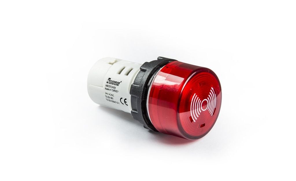 Emas B Ser.M.Blok Buzzer Sinyallı 24V Ip65 - MBZS024SE