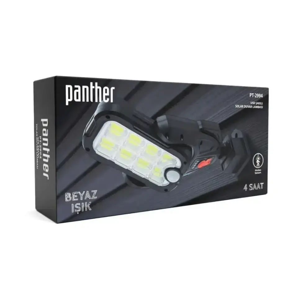 Panther Pt-2994 Solar Led Duvar Lambasi
