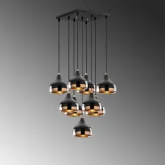 Aydinlatmadunyam Sarkit Black Yildo-M-6893