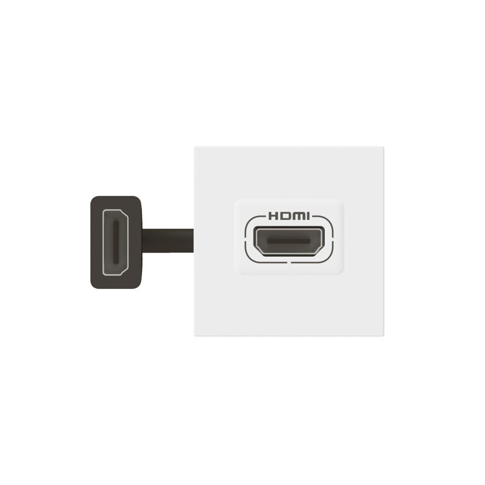 Legrand  Önceden Sonlan. HDMI Priz, HDMI 2.0, 2M, Beyaz LEG-078979L