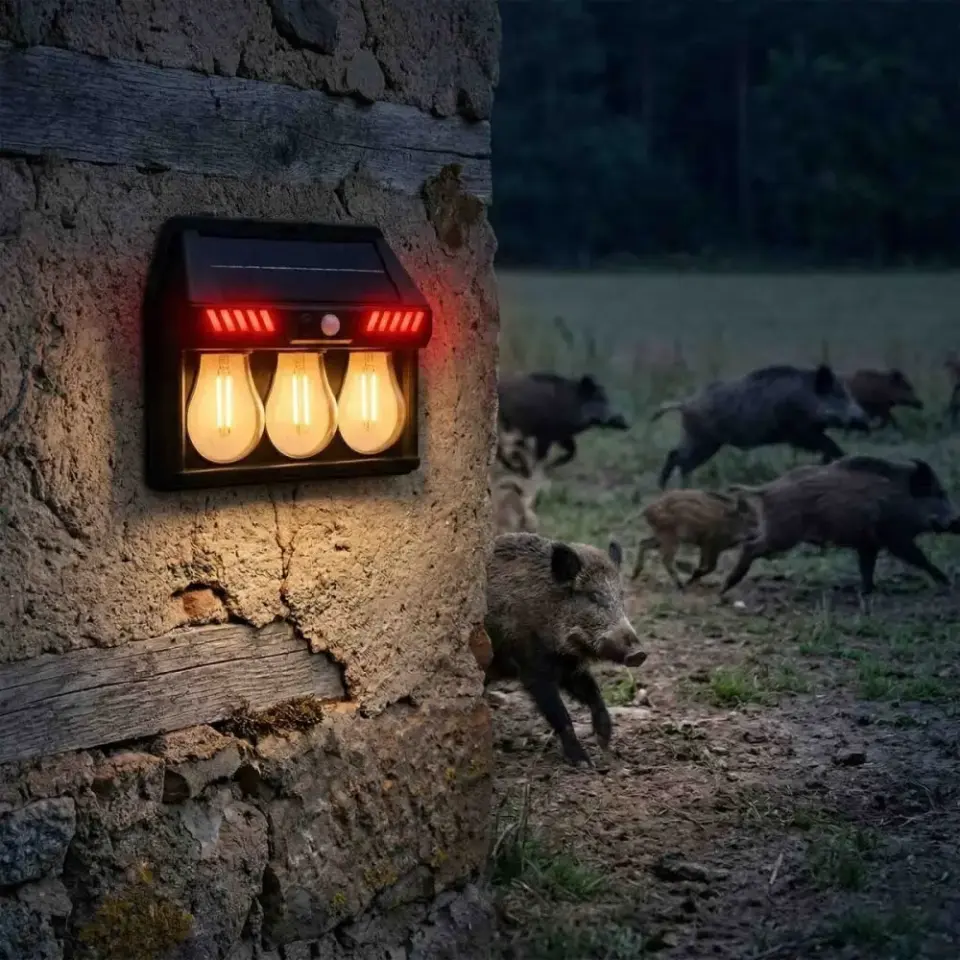 Panther Pt-2973 Solar Led Duvar Lambasi