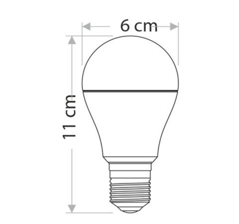 Cata 12 Watt Sensörlü Led Ampul CT-4259 Beyaz Işık