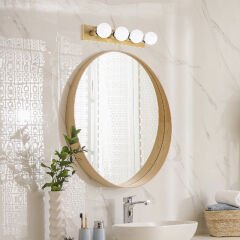 Aydinlatmadunyam Aplik Gold Mirro-12242