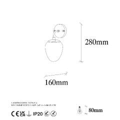 Aydinlatmadunyam Aplik Vintage Ns-10675