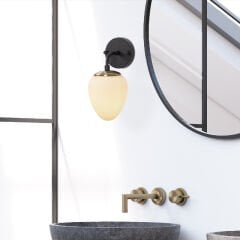 Aydinlatmadunyam Aplik BlackAntiqueCream Ns-10680