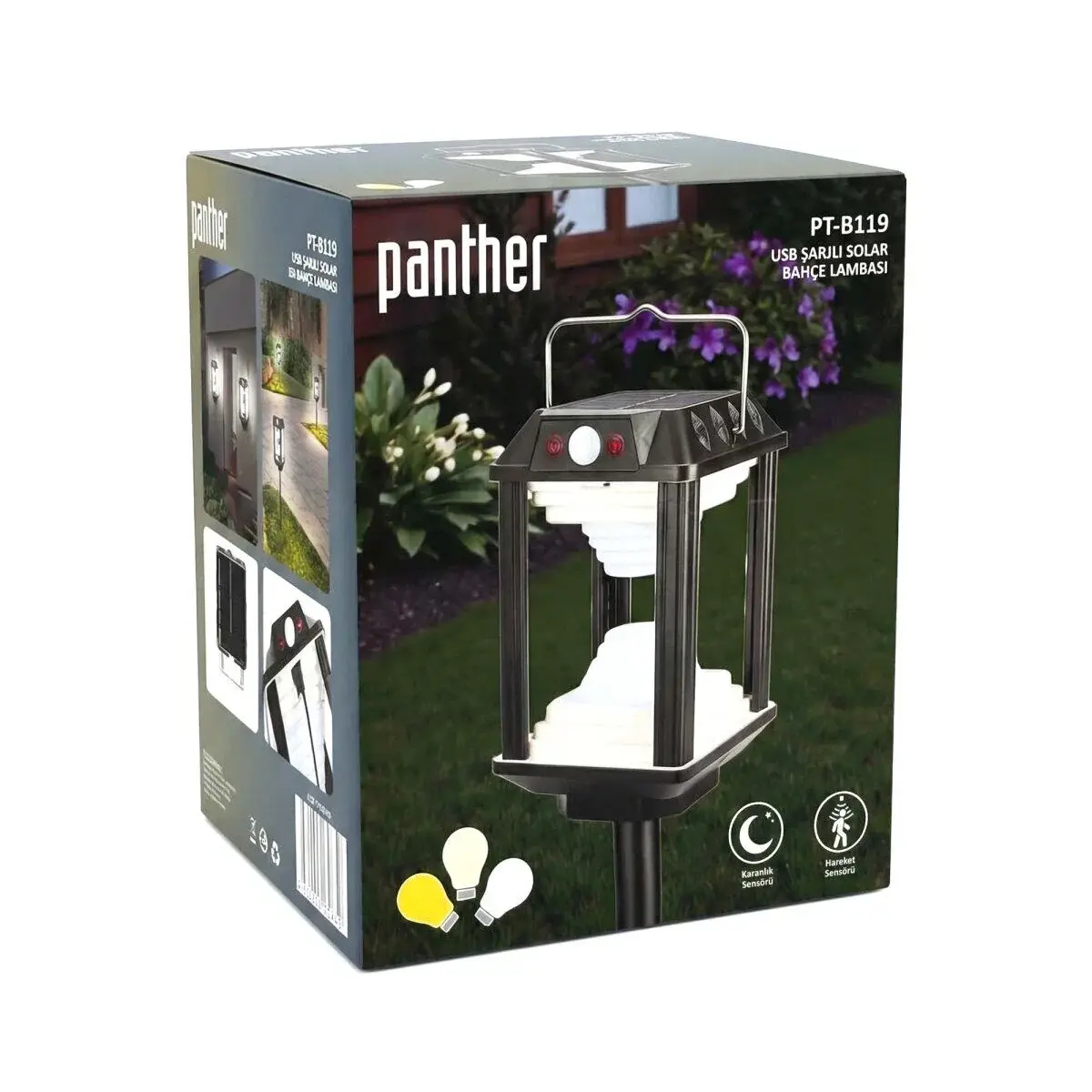 Panther Pt-B119 Solar Led Bahçe Lambasi