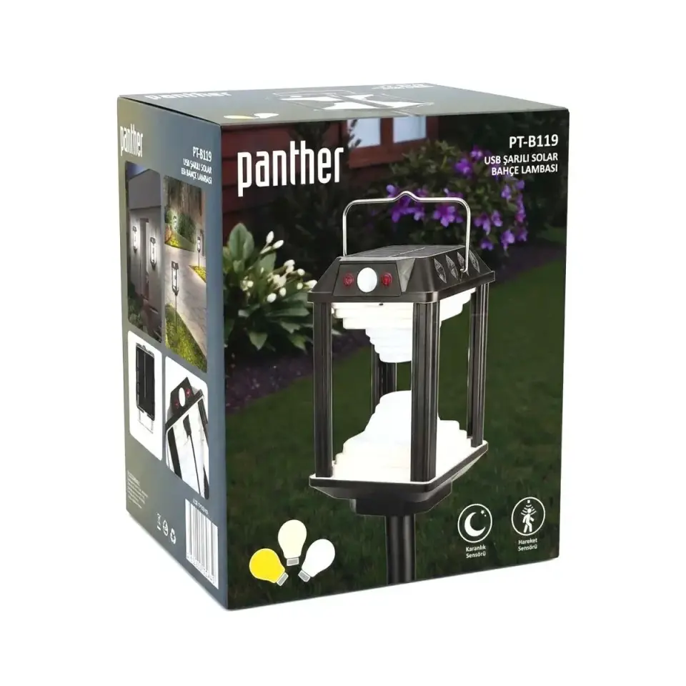 Panther Pt-B119 Solar Led Bahçe Lambasi
