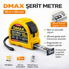 Dmax Serit Metre 10 X 25