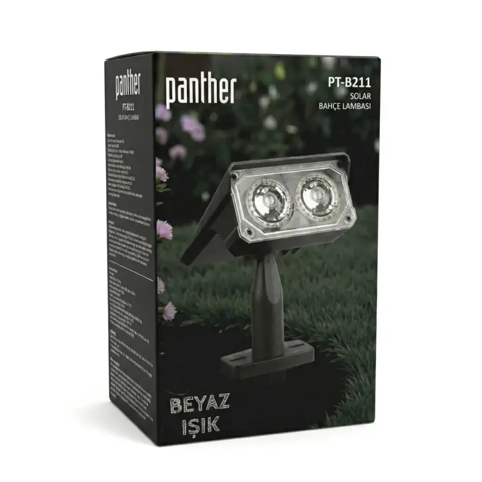 Panther Pt-B211 Solar Led Bahçe Lambasi