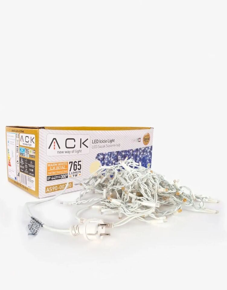 ACK 3000K 220V Lüks Serı Led Saçak Flashlı AS90-00200F