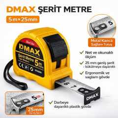 Dmax Serit Metre 5X25