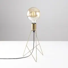 Aydinlatmadunyam Masa Lambasi Gold Piramit-Nt-140