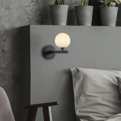 Aydinlatmadunyam Aplik BlackWhite Domino-11033