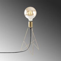 Aydinlatmadunyam Masa Lambasi Gold Piramit-Nt-140