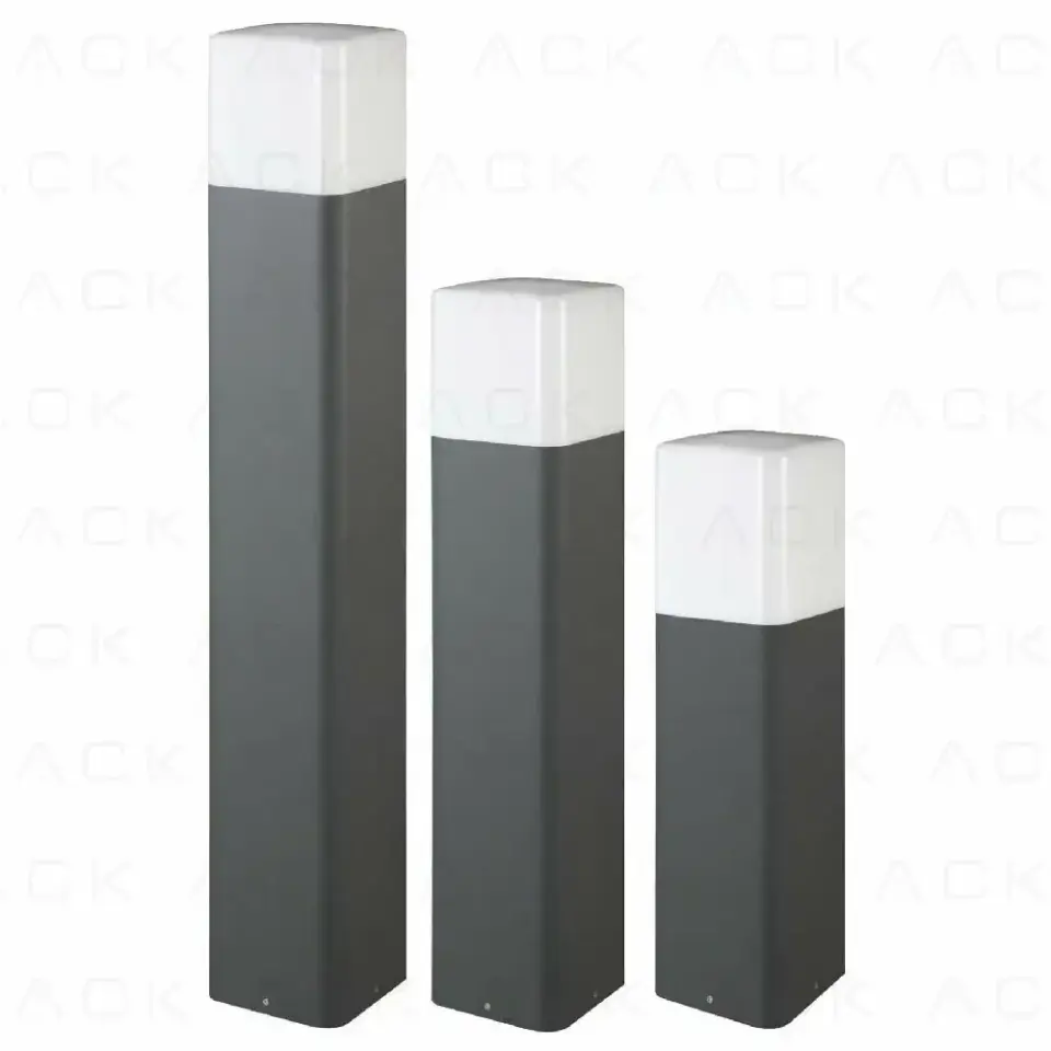 Ack Aluminyum Gövde E27 Ip44 Max.23W Bahçe Armatürü (120*500Mm)