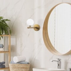 Aydinlatmadunyam Aplik Gold Domino-11034