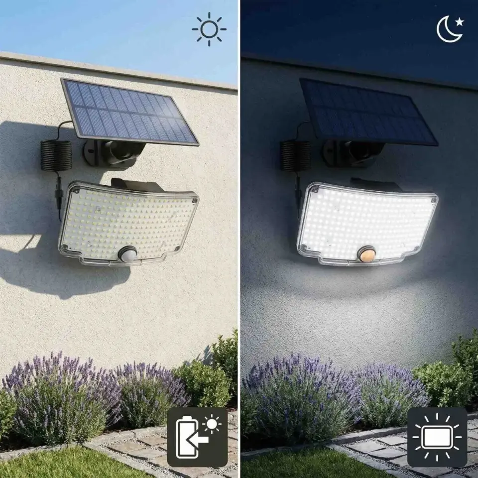 Panther Pt-2910 Solar Led Duvar Lambasi