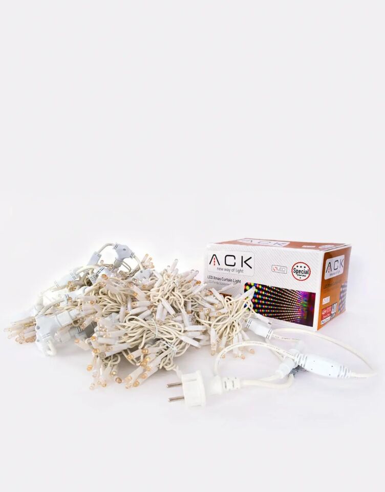 ACK 3000K 220V 400Led Perde Flaşlı AS90-00300F