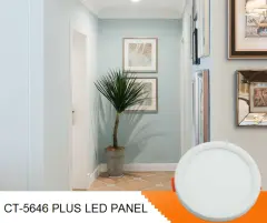 Cata 9W Ayarlanabilir Plus Slim Led Panel CT-5646 Beyaz Işık