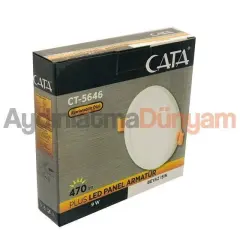 Cata 9W Ayarlanabilir Plus Slim Led Panel CT-5646 Beyaz Işık