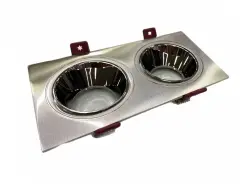 Cata Boş Kasa Armatür 2'li Jaguar CT-5058 Satin Platin