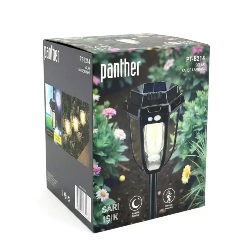 Panther Pt-B214 Solar Led Bahçe Lambasi
