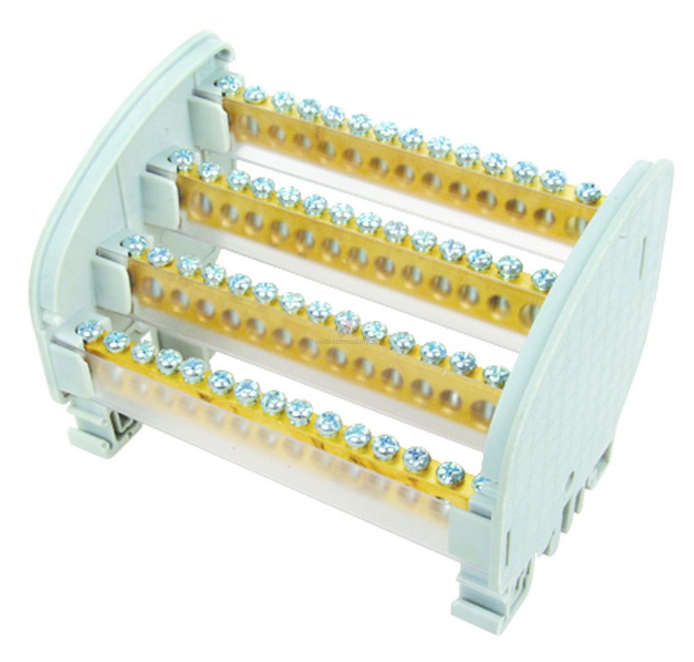 125A 4 Kutup Dağıtım Ünütesi 7 Delikli 7x12mm