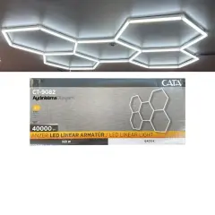 CT-9082 Anzer Led Linear Armatür Beyaz 240W