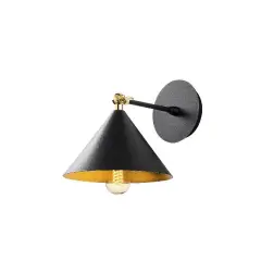 Aydinlatmadunyam Aplik Black Cati-185Black