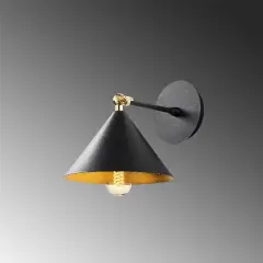 Aydinlatmadunyam Aplik Black Cati-185Black
