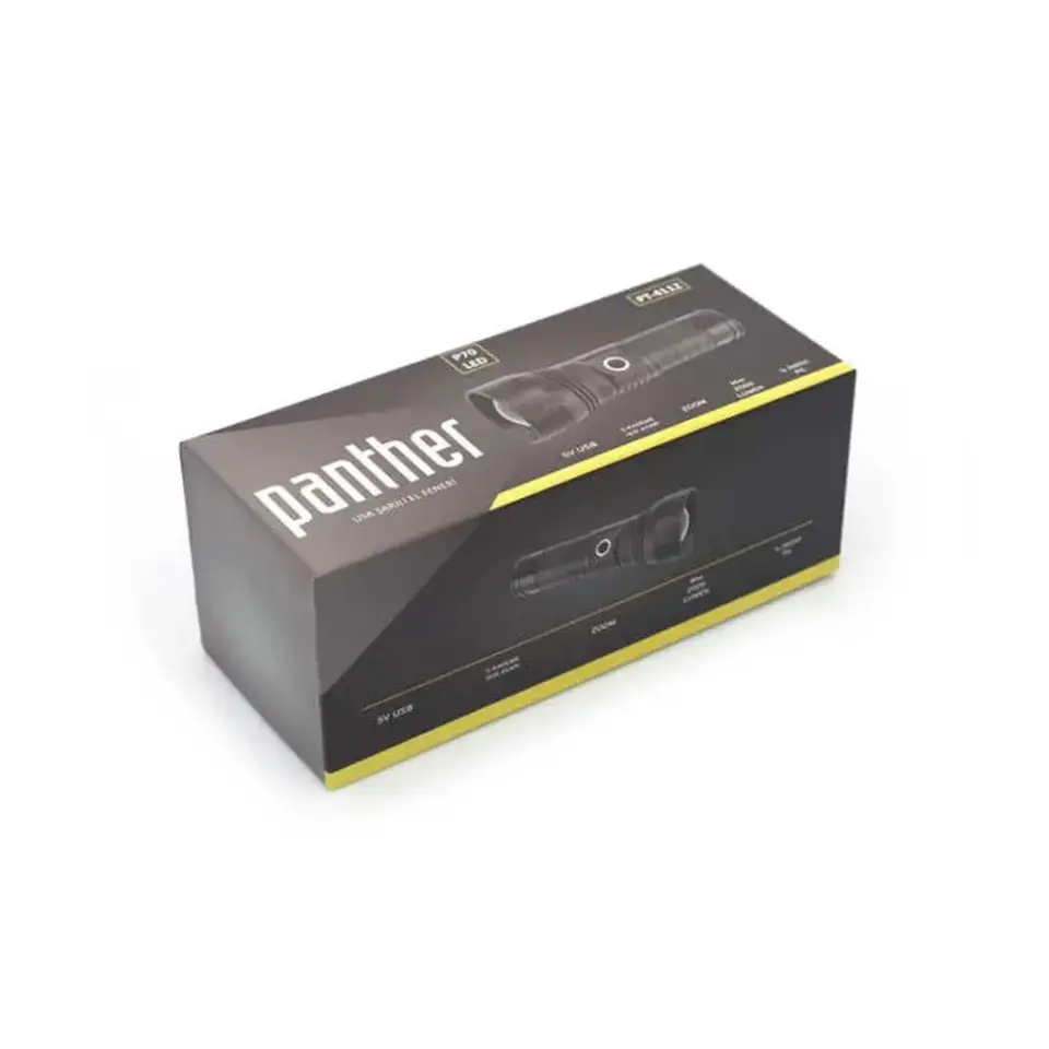 Panther Pt-4112 Usb Sarjli Metal Fener