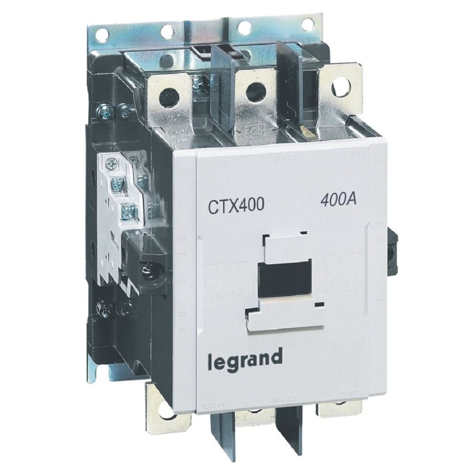 Legrand  CTX³ 3P kontaktör bobin gerilimi 100-240V AC/DC -2NA+2NK yardımcı kontaklı -400A LEG-416326